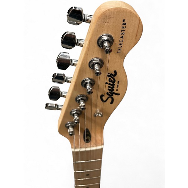Used Squier Telecaster Butterscotch Blonde Solid Body Electric Guitar