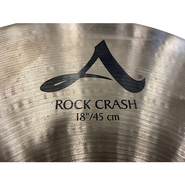 Used Zildjian 18in A Series Rock Crash Cymbal