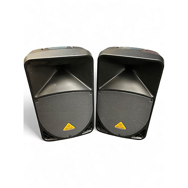 Used Behringer B112MP3 PAIR Powered Speaker