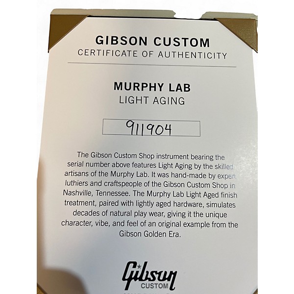 Used Gibson CUSTOM SHOP 1959 LES PAUL MURPHY LAB LIGHT AGED ROYAL TEA BURST Solid Body Electric Guitar