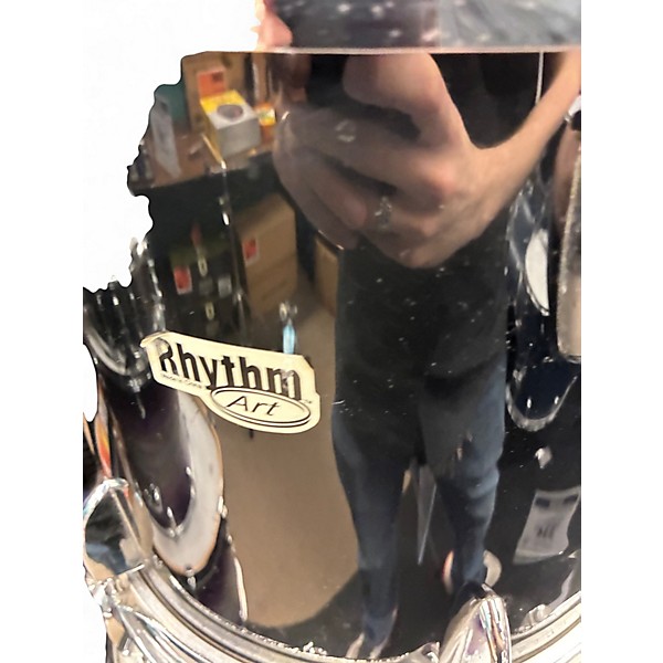 Used Rhythm Art 5 Piece FUSION Black Drum Kit