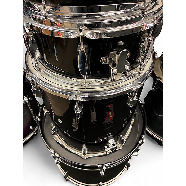 Used Rhythm Art 5 Piece FUSION Black Drum Kit