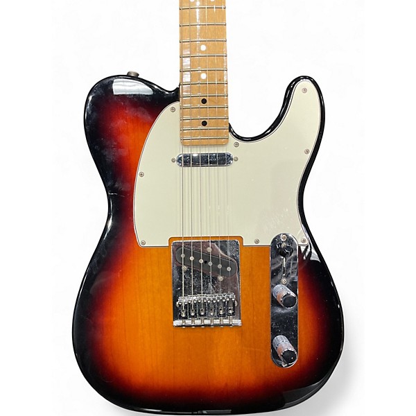 Used Fender Player Telecaster 3 Color Sunburst Solid Body Electric Guitar