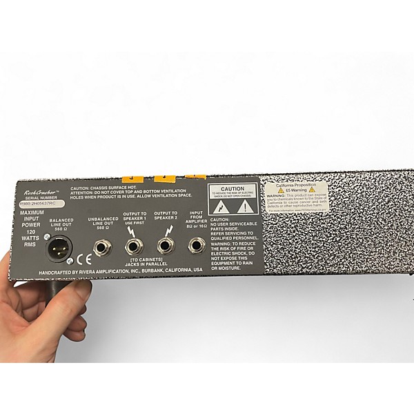 Used Rivera RockCrusher Tube Guitar Amp Head