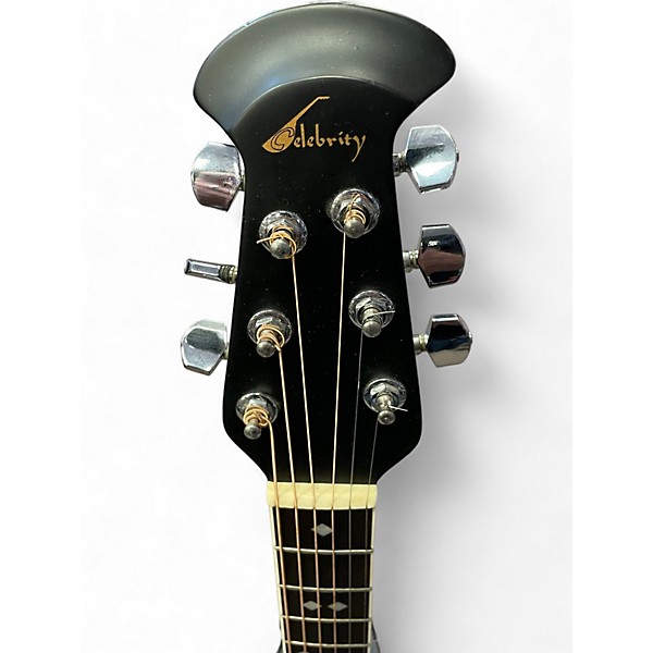 Used Ovation CC57 CELEBRITY Gray Acoustic Electric Guitar