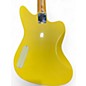 Used Fender Pawn Shop Reverse Jaguar Bass TV Yellow Electric Bass Guitar