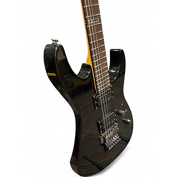 Used ESP LTD M100FM Trans Charcoal Solid Body Electric Guitar