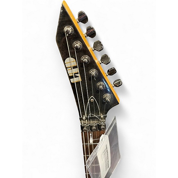 Used ESP LTD M100FM Trans Charcoal Solid Body Electric Guitar