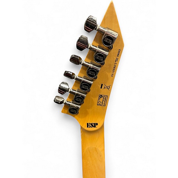 Used ESP LTD M100FM Trans Charcoal Solid Body Electric Guitar