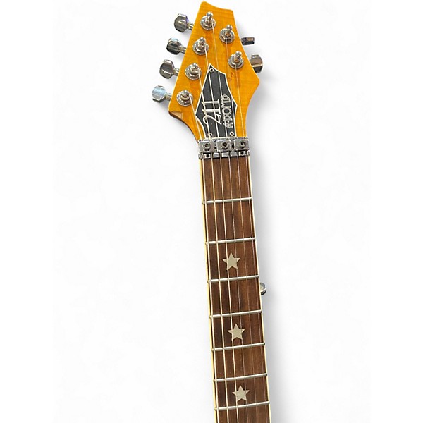 Used Solar Guitars T7.2 TRANSPARENT BLACK Solid Body Electric Guitar