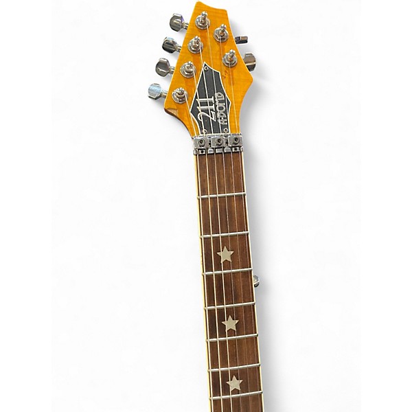 Used 211 Guitars A-BOMB Amber Solid Body Electric Guitar