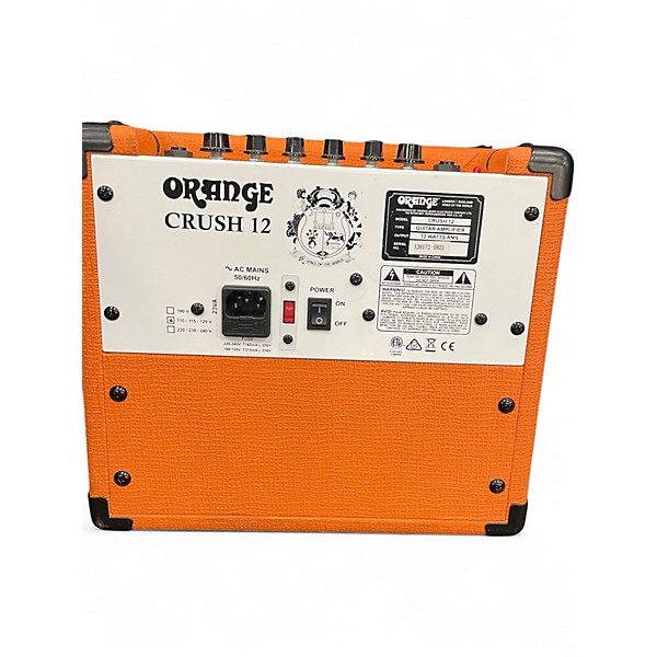 Used Orange Amplifiers Crush 12 Guitar Combo Amp