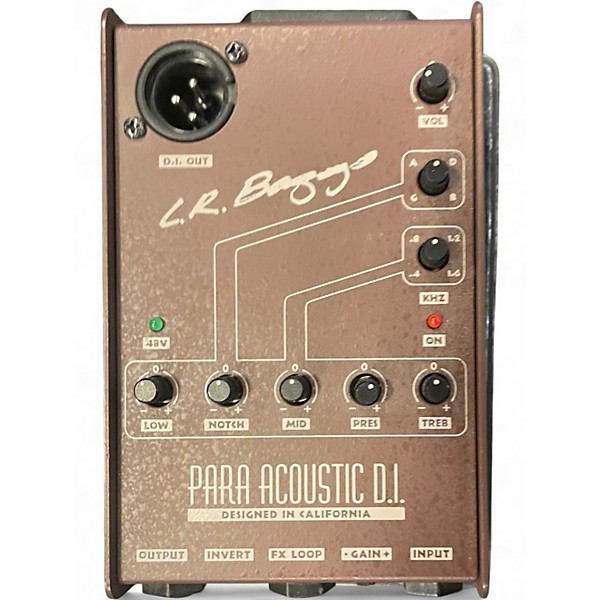 Used LR Baggs Para Acoustic DI Direct Box Pre With EQ Direct Box