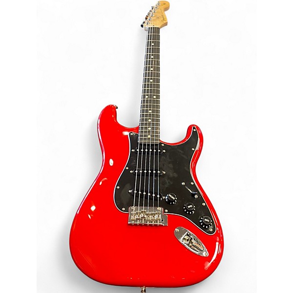 Used Fender Player Stratocaster Ferrari Red Solid Body Electric Guitar