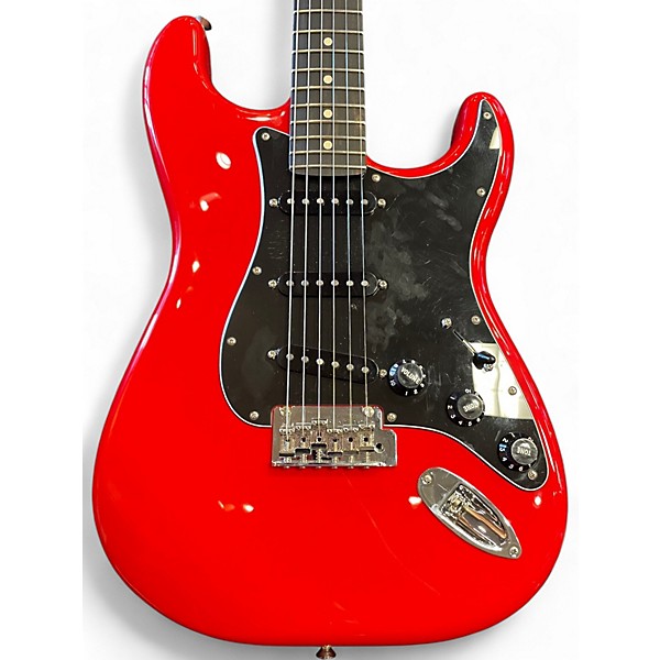 Used Fender Player Stratocaster Ferrari Red Solid Body Electric Guitar