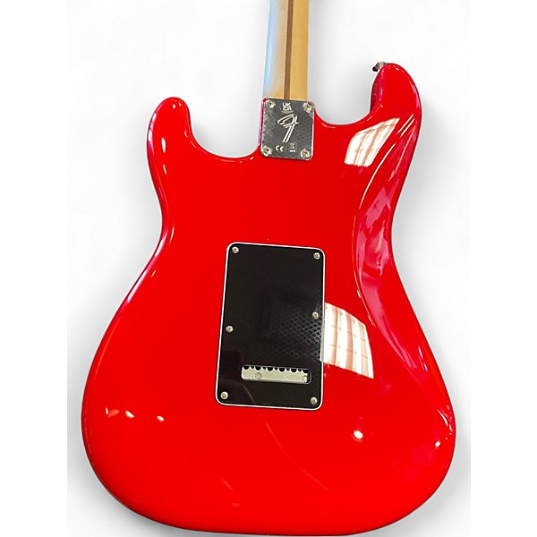 Used Fender Player Stratocaster Ferrari Red Solid Body Electric Guitar