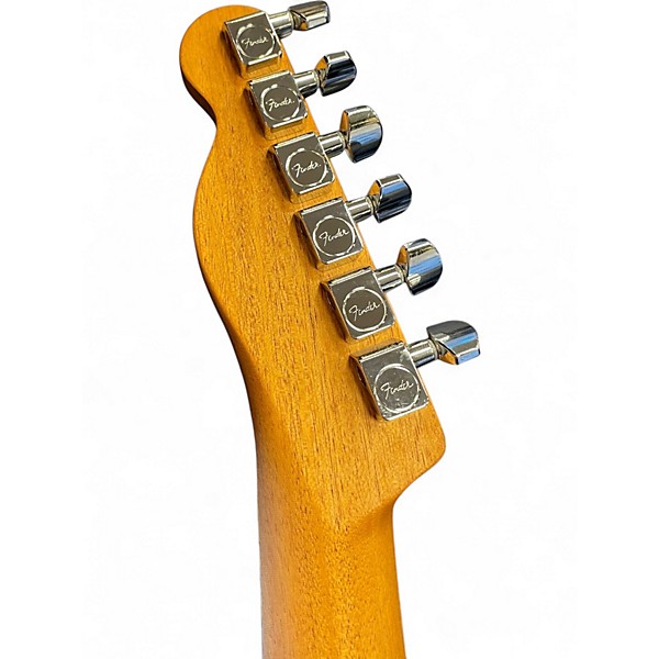 Used Fender Acoustasonic Player Telecaster Brushed Black Acoustic Electric Guitar