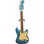 Used 2006 Fender American Standard Stratocaster Blue Solid Body Electric Guitar thumbnail