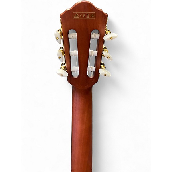 Used Ibanez FRH10N Brown Sunburst Classical Acoustic Electric Guitar