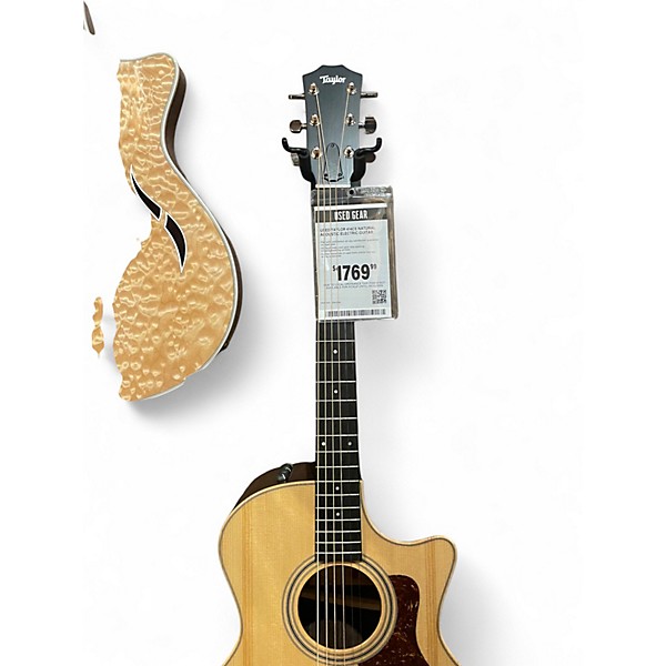 Used Taylor 414CE Natural Acoustic Electric Guitar
