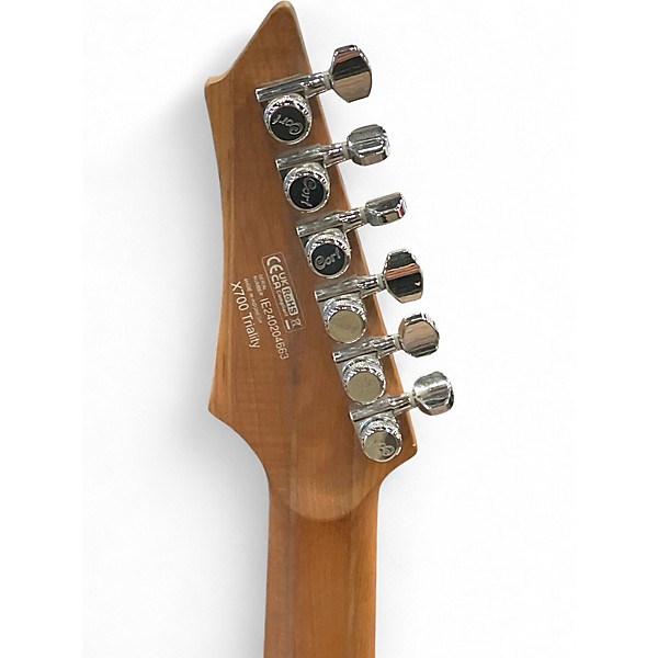 Used Cort X700 Triality Black Burst Solid Body Electric Guitar