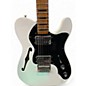 Used Squier Classic Vibe 70s Thinline Telecaster WHITE Hollow Body Electric Guitar