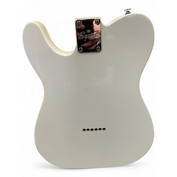 Used Squier Classic Vibe 70s Thinline Telecaster WHITE Hollow Body Electric Guitar