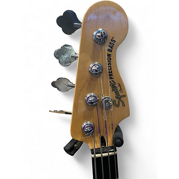 Used Squier Vintage Modified Fretless Precision Bass SUNBURST Electric Bass Guitar