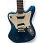 Used Squier PARANORMAL SUPER-SONIC BLUE SPARKLE Solid Body Electric Guitar