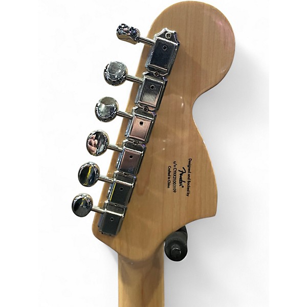 Used Squier PARANORMAL SUPER-SONIC BLUE SPARKLE Solid Body Electric Guitar