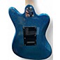 Used Squier PARANORMAL SUPER-SONIC BLUE SPARKLE Solid Body Electric Guitar
