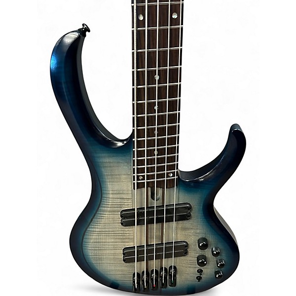 Used Ibanez BTB705LM Trans Blue BURST Electric Bass Guitar