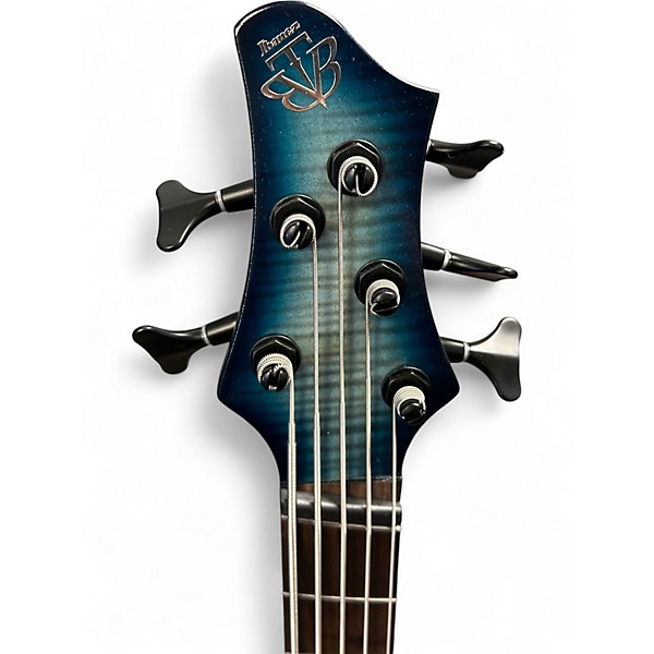 Used Ibanez BTB705LM Trans Blue BURST Electric Bass Guitar