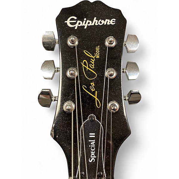Used Epiphone Les Paul Special II Black Solid Body Electric Guitar