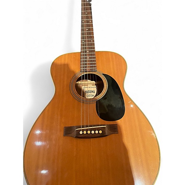 Vintage 1975 Yasuma Custom yasuma Vintage Natural Acoustic Guitar