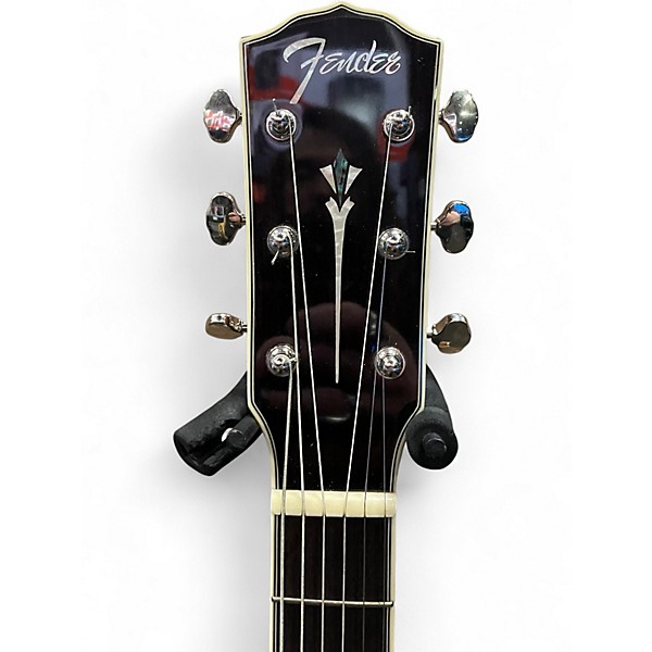 Used Fender Paramount PM-3 Natural Acoustic Electric Guitar