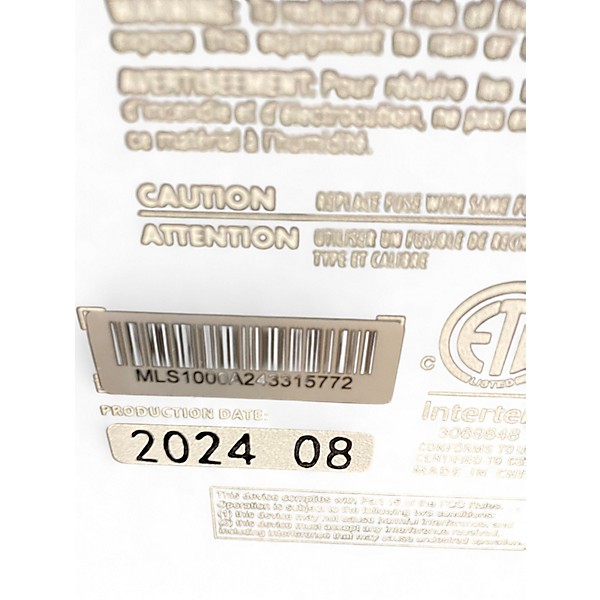 Used Harbinger MLS1000 Sound Package