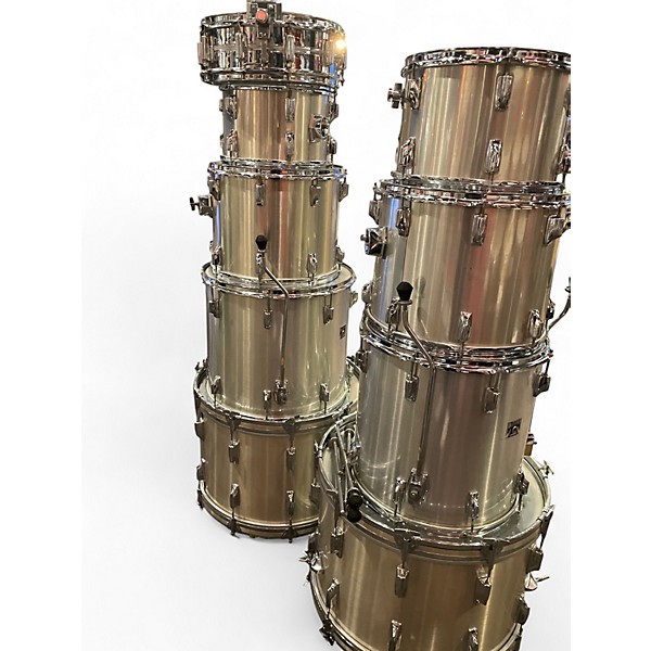 Used TAMA 9 Piece 1980's Imperialstar Silver Drum Kit