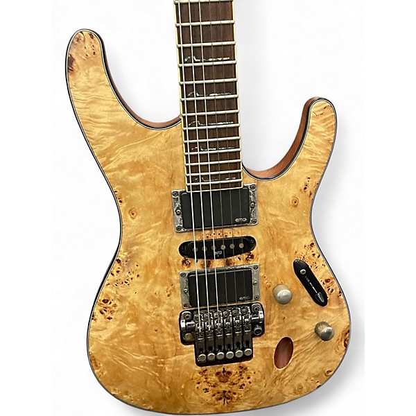Used Ibanez S770PB NATURAL Solid Body Electric Guitar