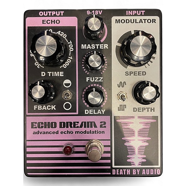 Used Death By Audio ECHO DREAM 2 Effect Pedal