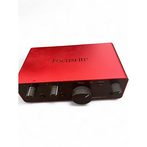 Used Focusrite Scarlett Solo Gen 4 Audio Interface