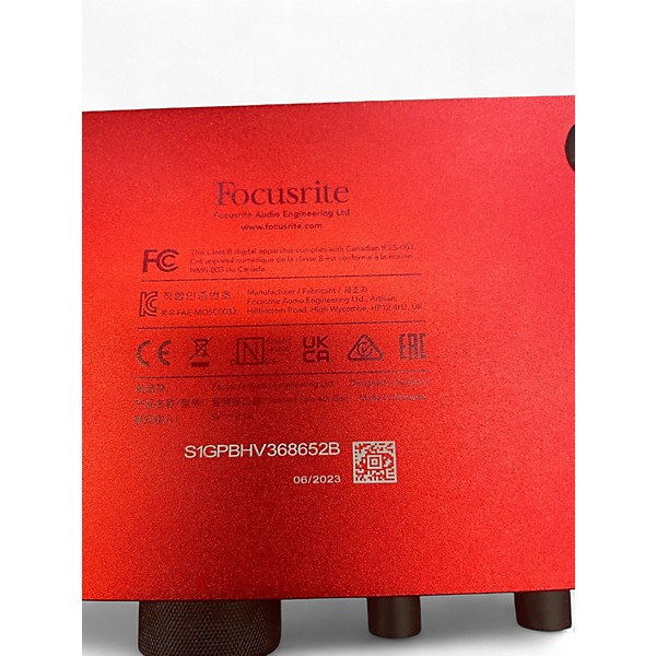 Used Focusrite Scarlett Solo Gen 4 Audio Interface