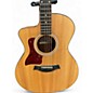 Used Taylor 114CE Left Handed Natural Acoustic Electric Guitar