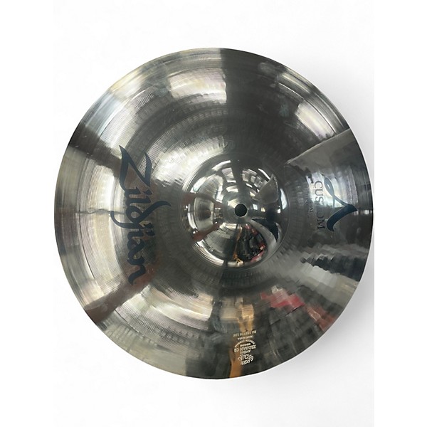 Used Zildjian 14in A Custom Hi Hat Pair Cymbal