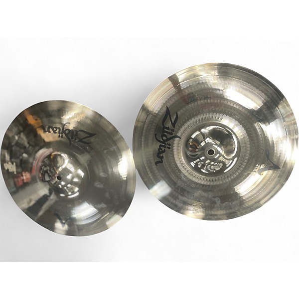 Used Zildjian 14in A Custom Hi Hat Pair Cymbal