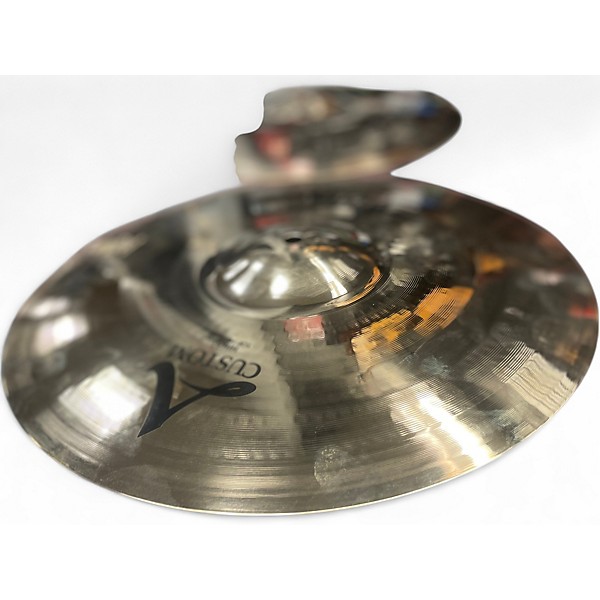 Used Zildjian 14in A Custom Hi Hat Pair Cymbal