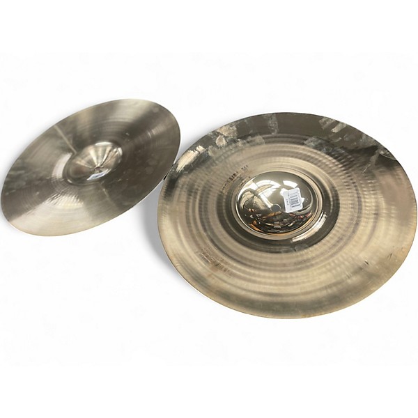 Used Zildjian 14in A Custom Hi Hat Pair Cymbal