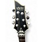 Used Schecter Guitar Research Damien Platinum 6 Floyd Rose Sustainiac  Black Solid Body Electric Guitar