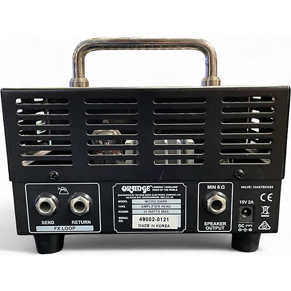 Used Orange Amplifiers Micro Dark 20W Tube Guitar Amp Head