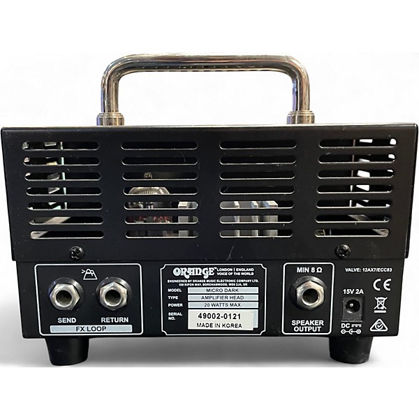 Used Orange Amplifiers Micro Dark 20W Tube Guitar Amp Head
